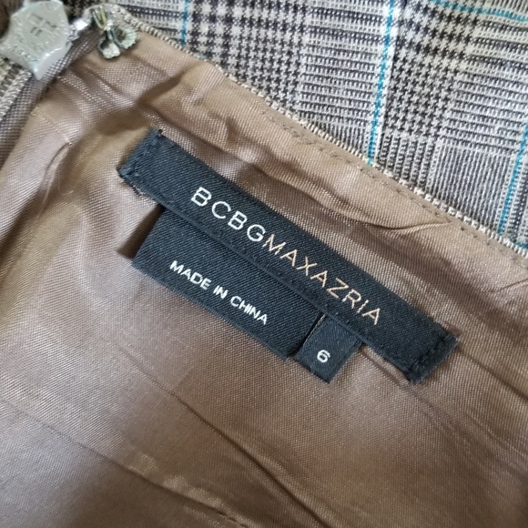 BCBG MaxAzria Plaid Midi Skirt - Picture 2 of 4